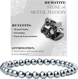 Bivei 6mm Beaded Bracelets for Women Handmade Semi Precious Natural Stone Stretch Elastic Jewelry Yoga Protection Gifts