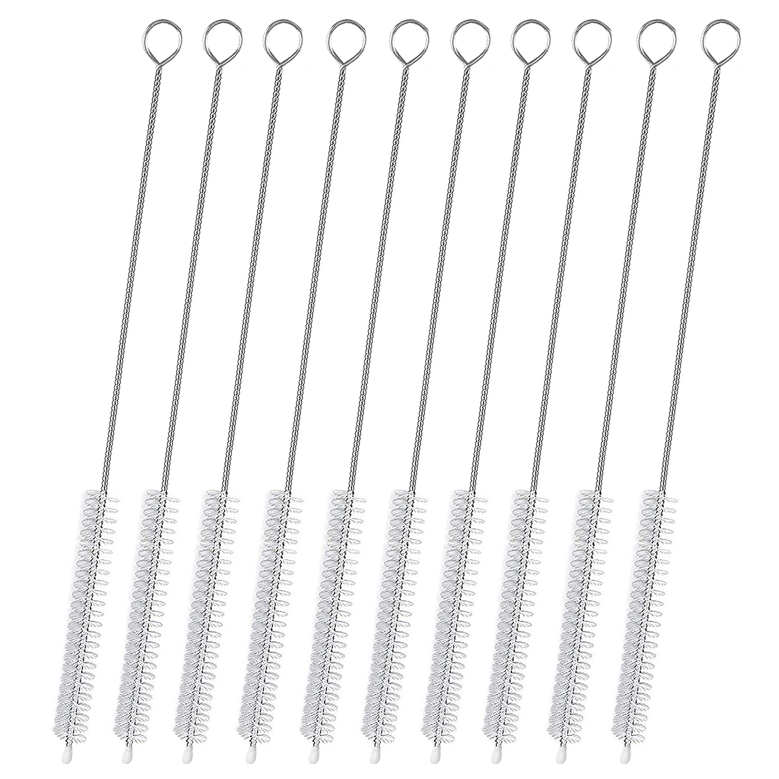 Straw Cleaner Brush Extra Long 12 inch, Extra Wide 12mm diam for Pipe Cleaners f