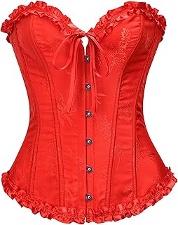 SZIVYSHI Halloween Overbust Corset Top