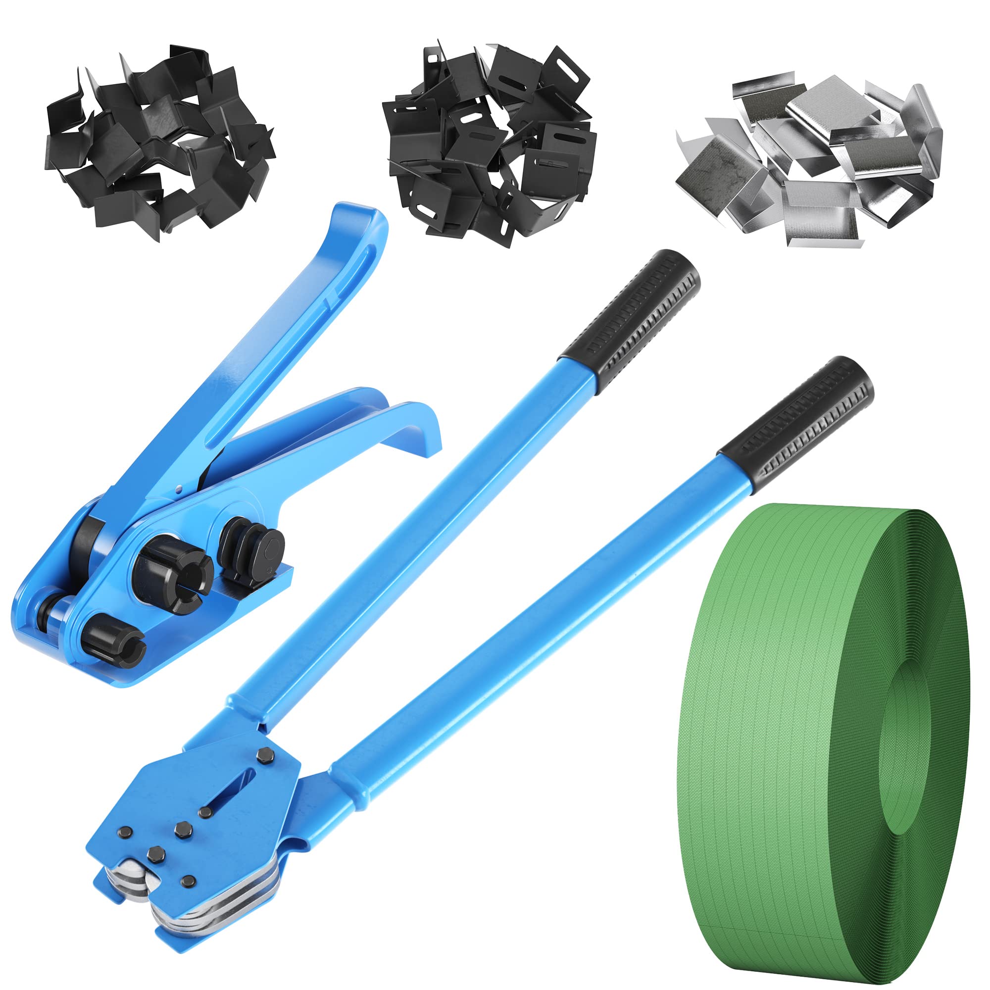 Vteilas Banding Strapping Kit Pallet Packaging Strapping Tool, Strapping Tension