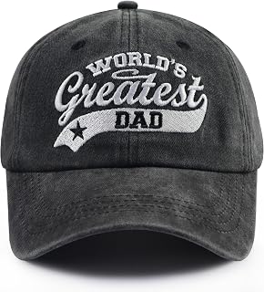 World's Greatest Dad Mom Uncle Aunt Pappy Grandma Grammy Grandpa Hat, Adjustable Embroidered Family Members Baseball Cap