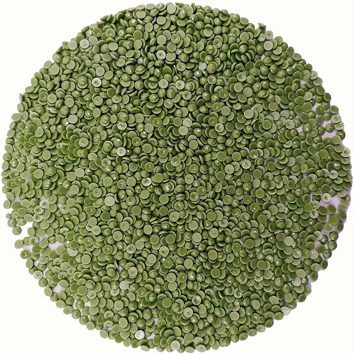 600pcs 3363 Round Diamond Painting Beads, Flat Bottom Rhinestone for DIY 5D Diam
