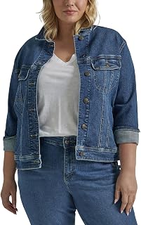 Lee Women's Plus Size Legendary Regular Fit Jacket, Standout, 1X