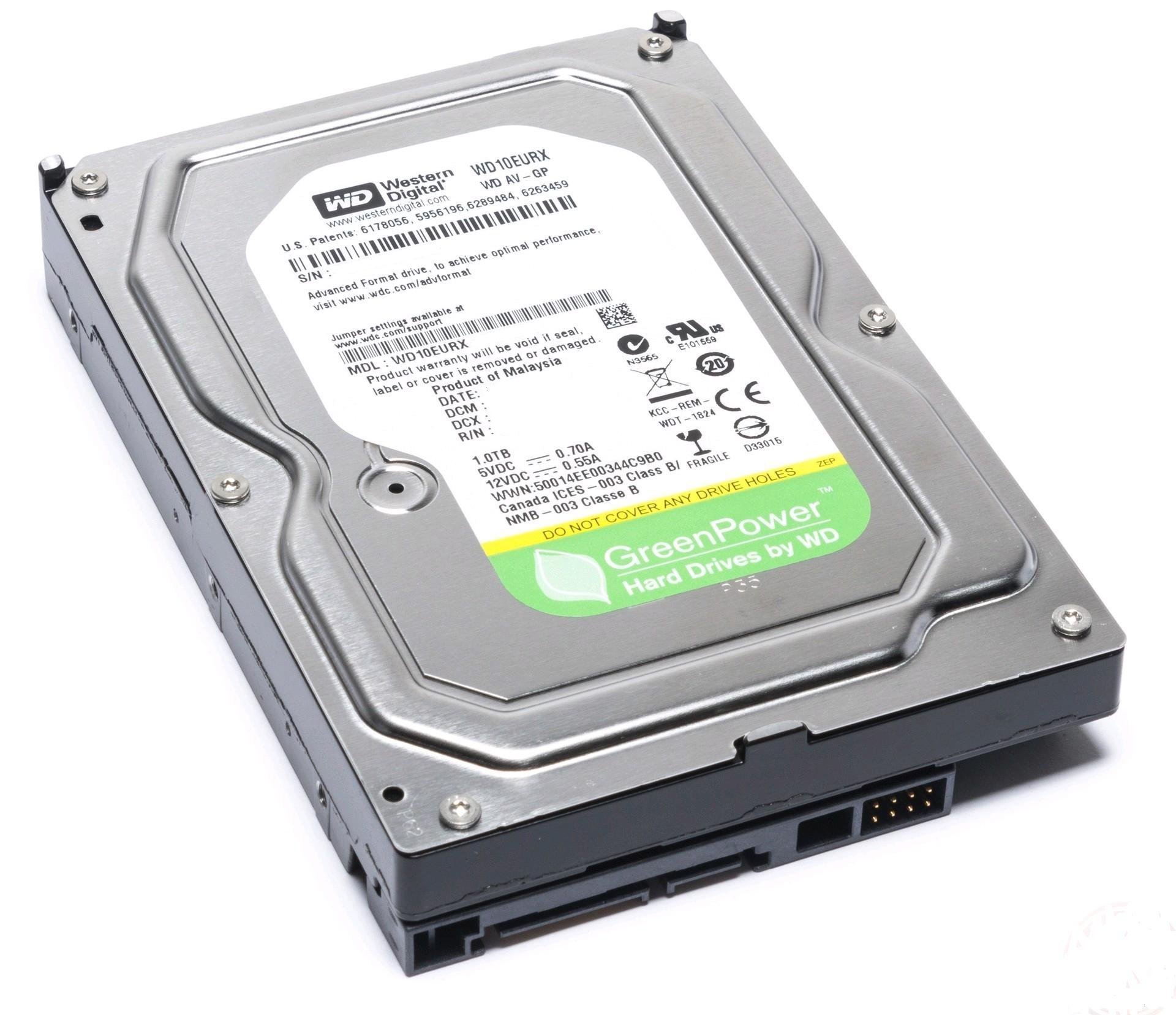Western Digital WD10EURX 1000GB SATA Internal Hard Drive Refurbished