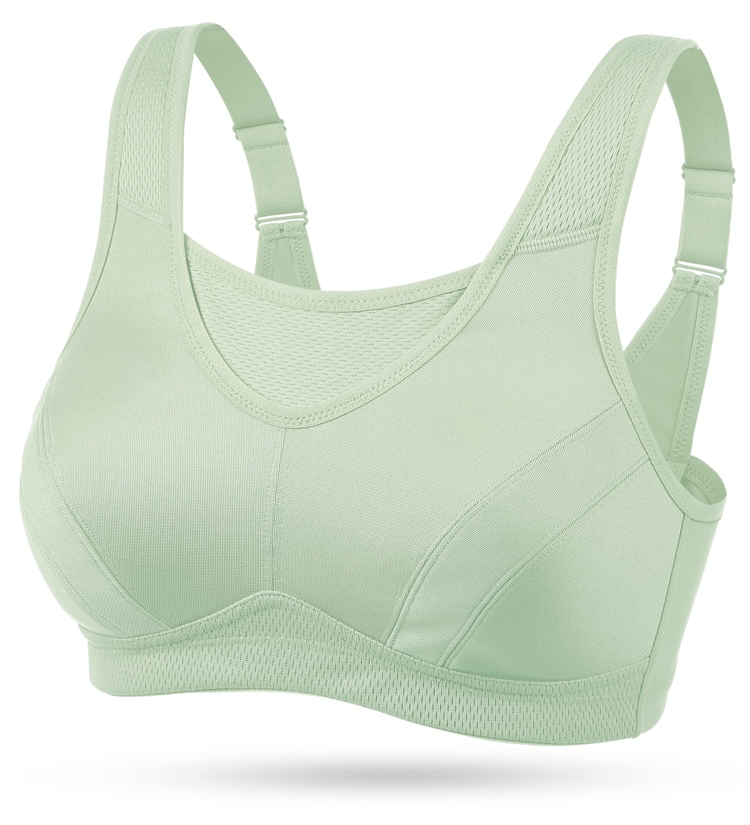 Wingslove High Impact Sports Bras for Women Plus Size Non Padded Wirefree Workou