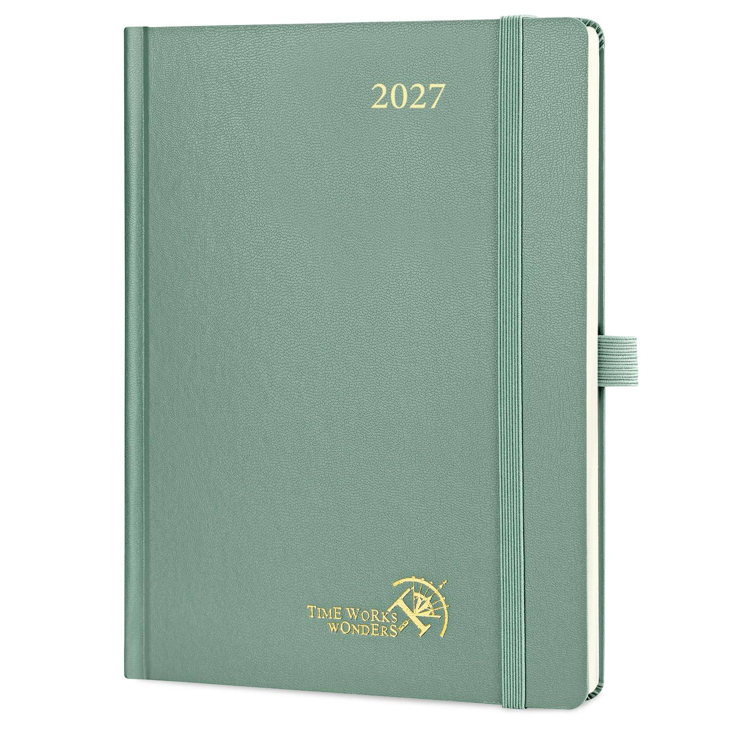 POPRUN Agenda 2027, 6.5" x 8.75" Weekly Planner 2027, Day Planner 2027 | 2027 Da