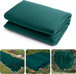 9.8×32.8Ft Plant Freeze Protection Cover- Garden Winter Frost Cloth Blanket | 1.2OZ Non-Woven Garden Plant Floating Row Cover Cloth for Winter Outdoor Vegetable Garden Plants from Freezing Animal Eating