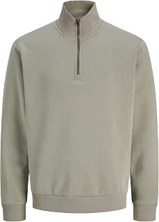 Jack & Jones Jjebradley Sweat Half Zip Noos Jjebradley Sudadera Media Cremallera Noos Hombre (Pack de 1)