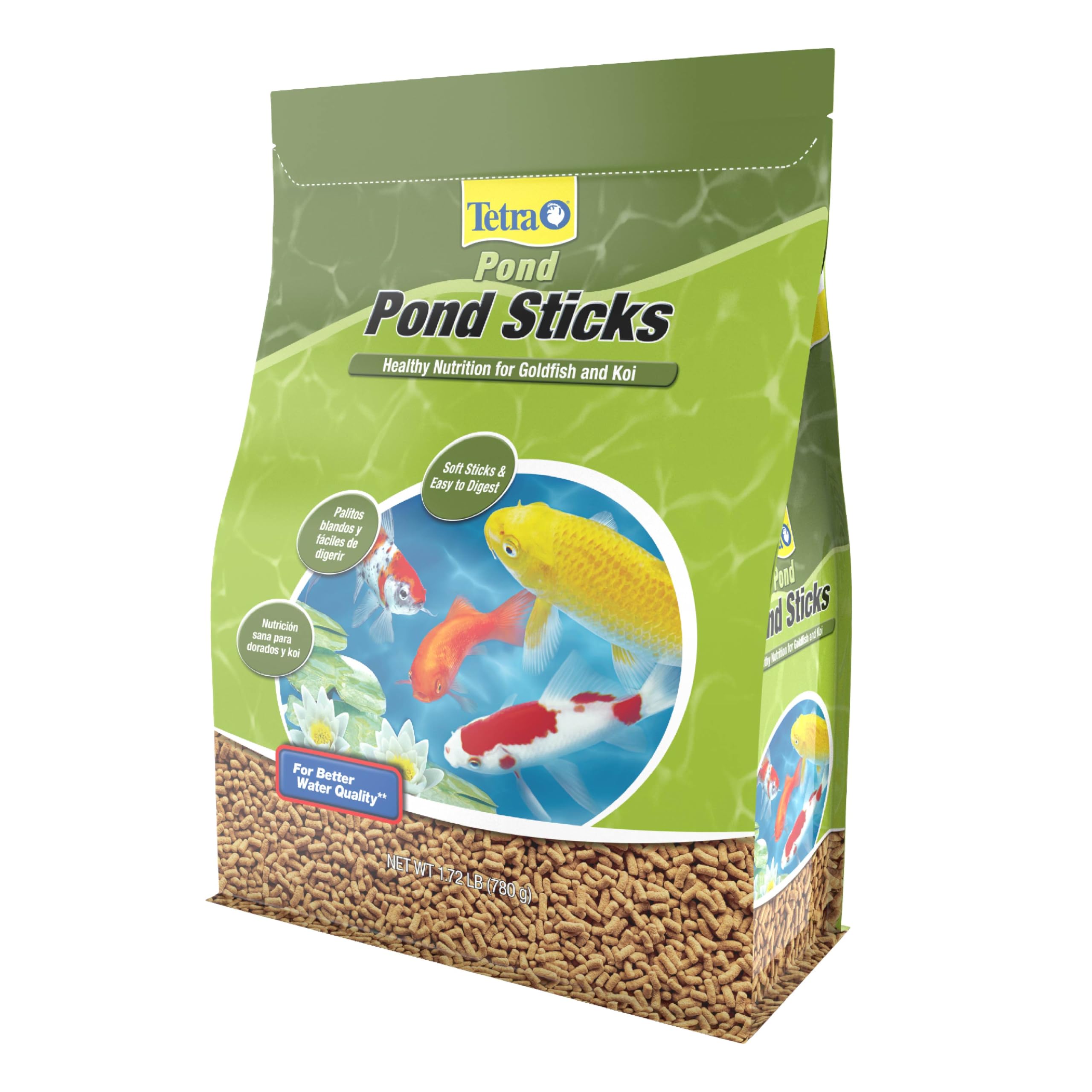 Tetra Pond Sticks Fish Food For Goldfish & Koi, 1.72 lbs | Healthy Daily Diet Fo
