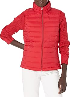 Amazon Essentials Women's Lightweight Water-Resistant Packable Puffer Gilet