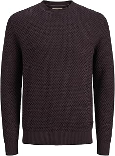 Jack & Jones Jprblubarkley Knit Crew Neck Ch Jprblubarkley Knit Crew Neck Ch Men's (Pack of 1)