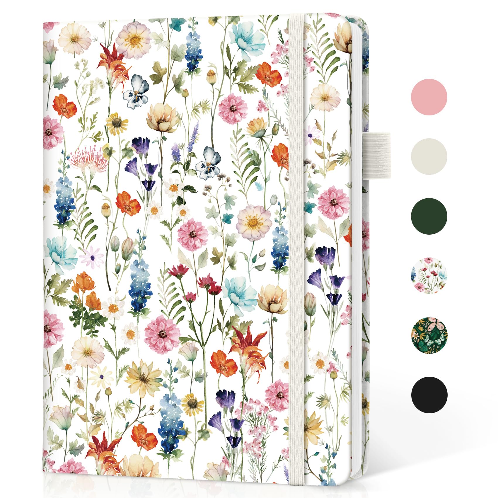 Taja Pretty Journal pour femme, carnet ligné de 14,5 x 21,1 cm pour journal