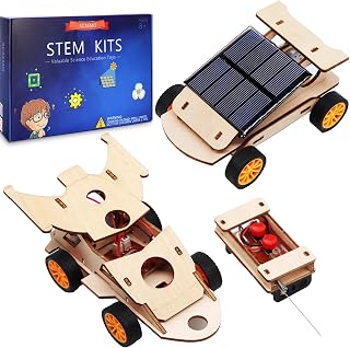DIY Remote Control Car & Solar Car-STEM Kits Kids 8-10-Science Toy Boy 8-13 | STEM Kits for Kids 8-10, STEM Toys for Boys 8-13, Science Kits 8-12 Building Project, Solar Toy for 9 11 14 Year Old Boy Teen