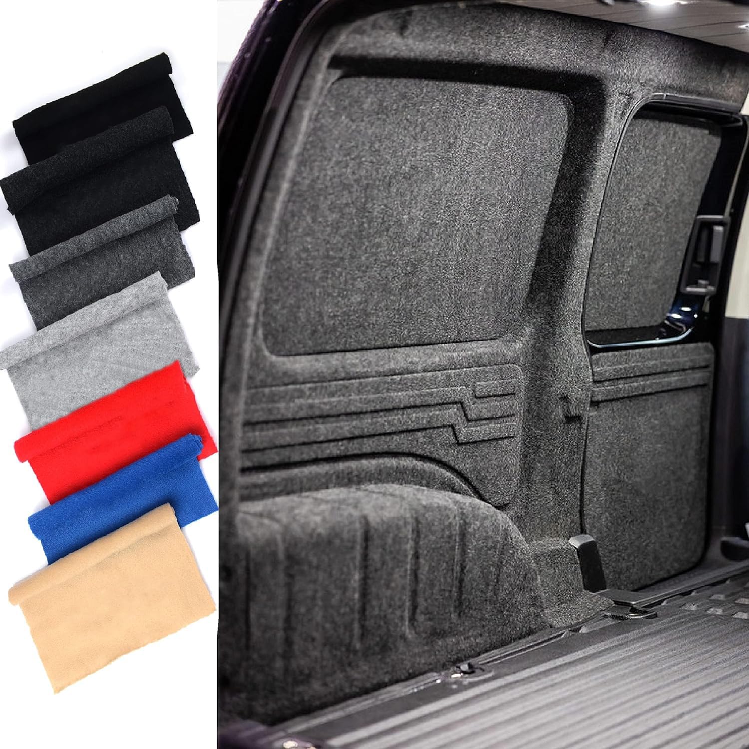 ROBUST CAR PARTS 4 Way Super Stretch Lining Carpet for Camper Van Motorhome Car 