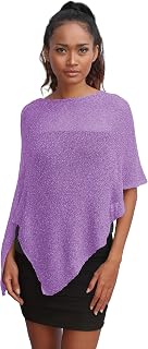 Women's Elegant Ceremony or Evening Poncho - Women's Summer and Spring Poncho in Thermal Viscose Mesh Scented with Cherry Blossom Essence