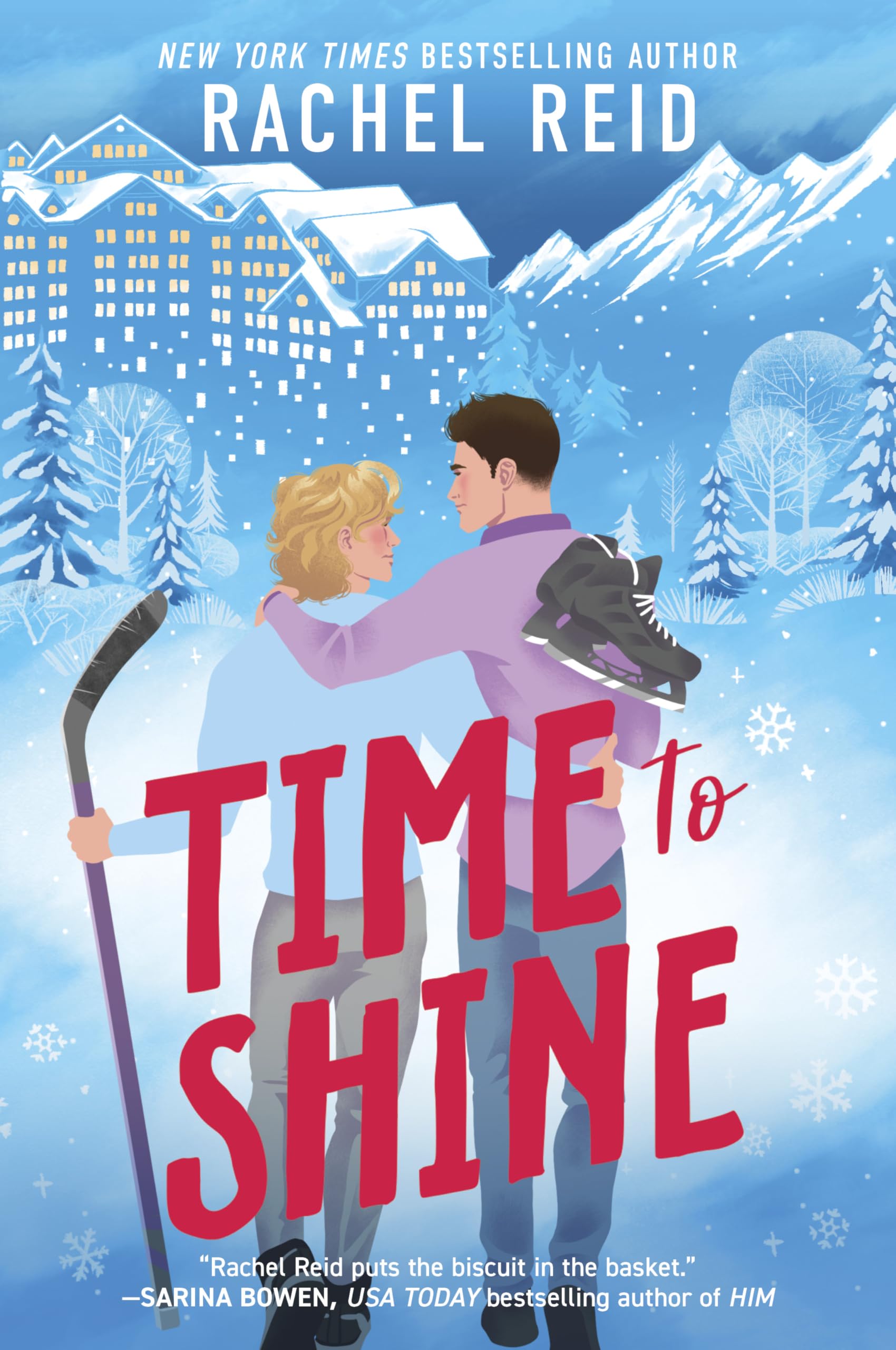Time to Shine: A Spicy Bisexual Hockey Romance