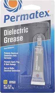 Permatex 81150 Dielectric Tune-Up Grease, Protects connections from Salt, Dirt and corrosion,Prevent Spark plugs & Boot damage 1 x 9g