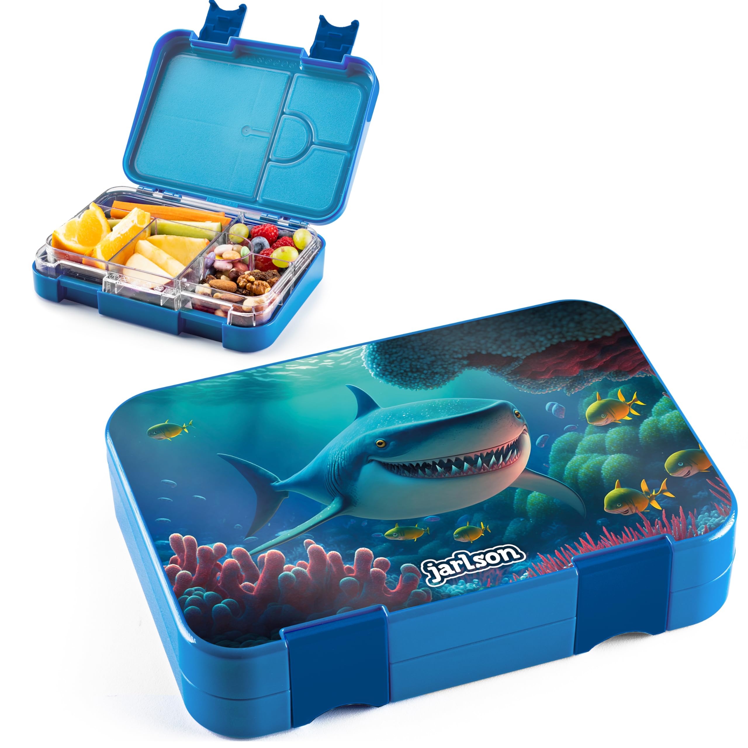 Jarlson Toni Children's Lunch Box with Compartments [Leak-Proof] - Bento Lunch B