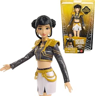 ​Mattel KPop Demon Hunters HUNTR/X Zoey “Golden” Singing Doll | Wearing Removable Signature Outfit, 5 Posable Joints, Inspired by the Movie, JRN42