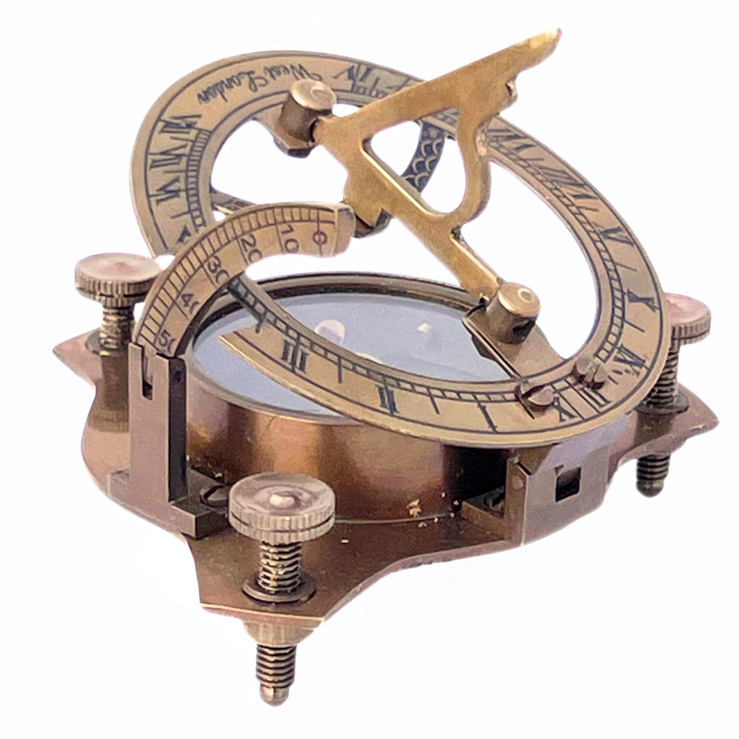 Collectibles Buy Antique Finish Sundial Compass Maritime Collectible Compass Bra