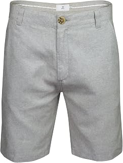 Xact Men's Linen 23 cm Tailored Chino Shorts, Regular Fit