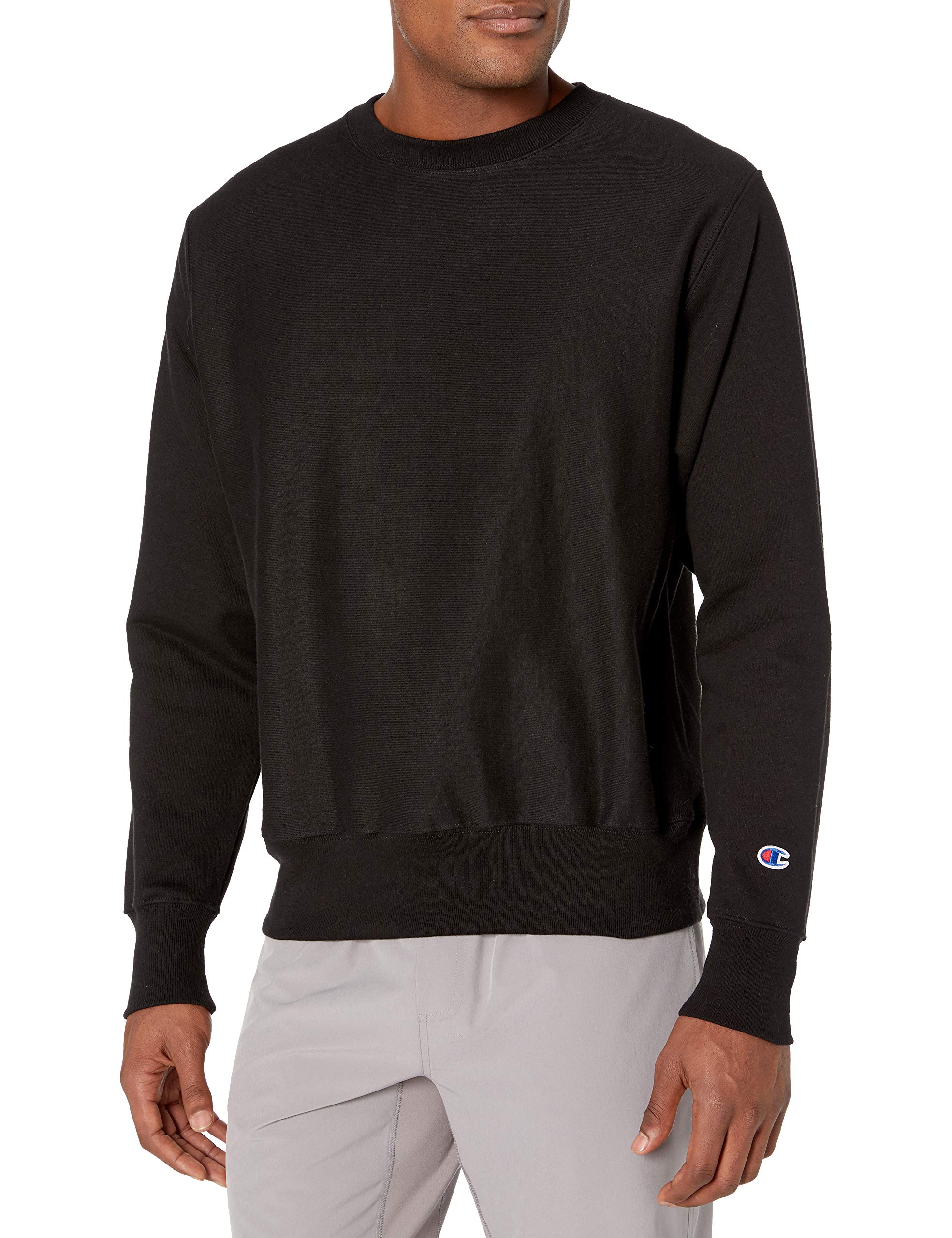 Champion Life Mens Reverse Weave Crew - Big Block Text AopSweatshirt