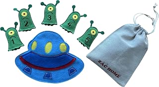 5 Little Men in the Flying Saucer Nursery Rhyme Storytelling Educational Finger Puppet