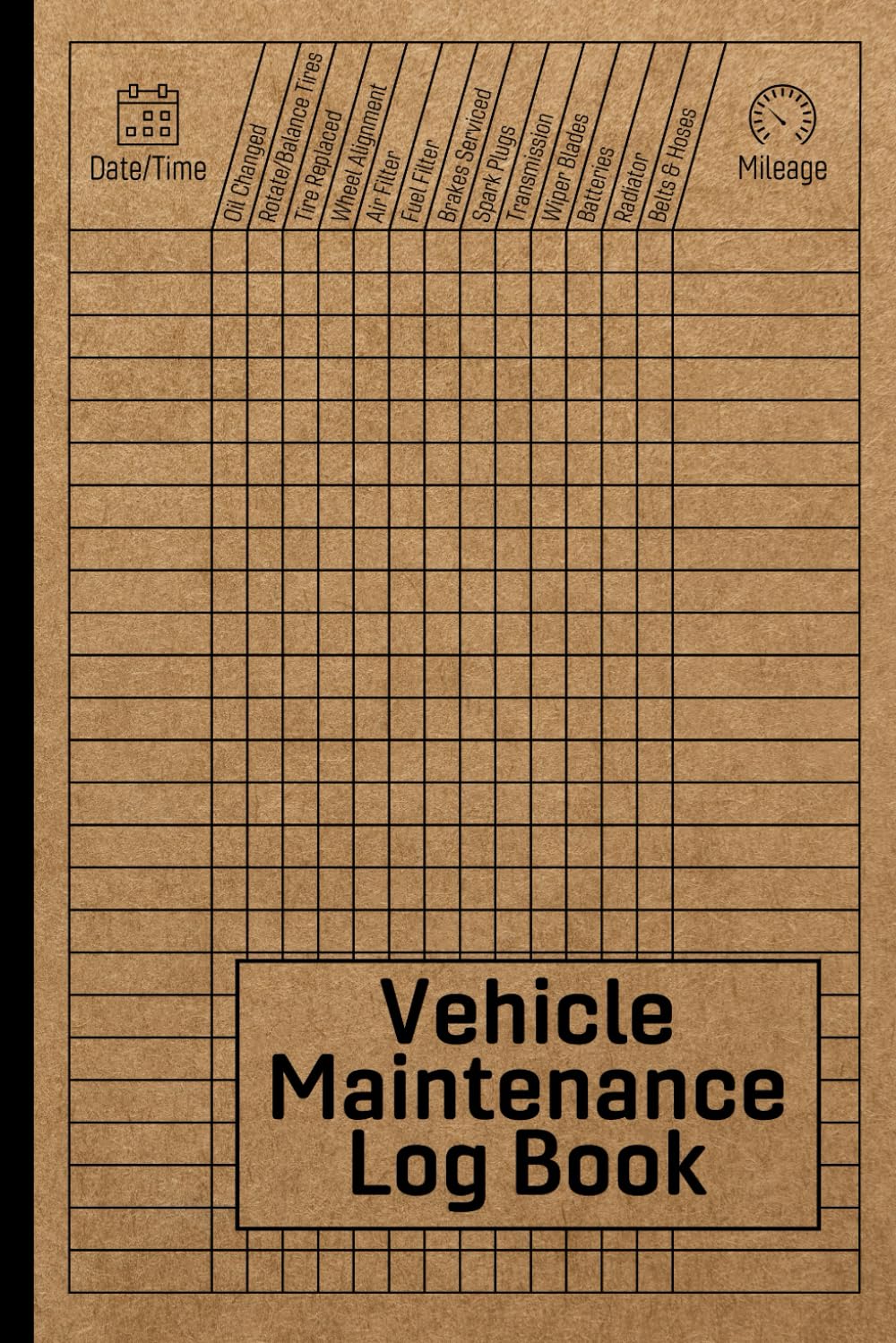 Vehicle Maintenance Log Book: Car Repair Journal / Automotive Service Record Boo