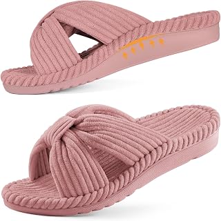 Litfun Women's Orthopedic Arch Support Slippers for Plantar Fasciitis
