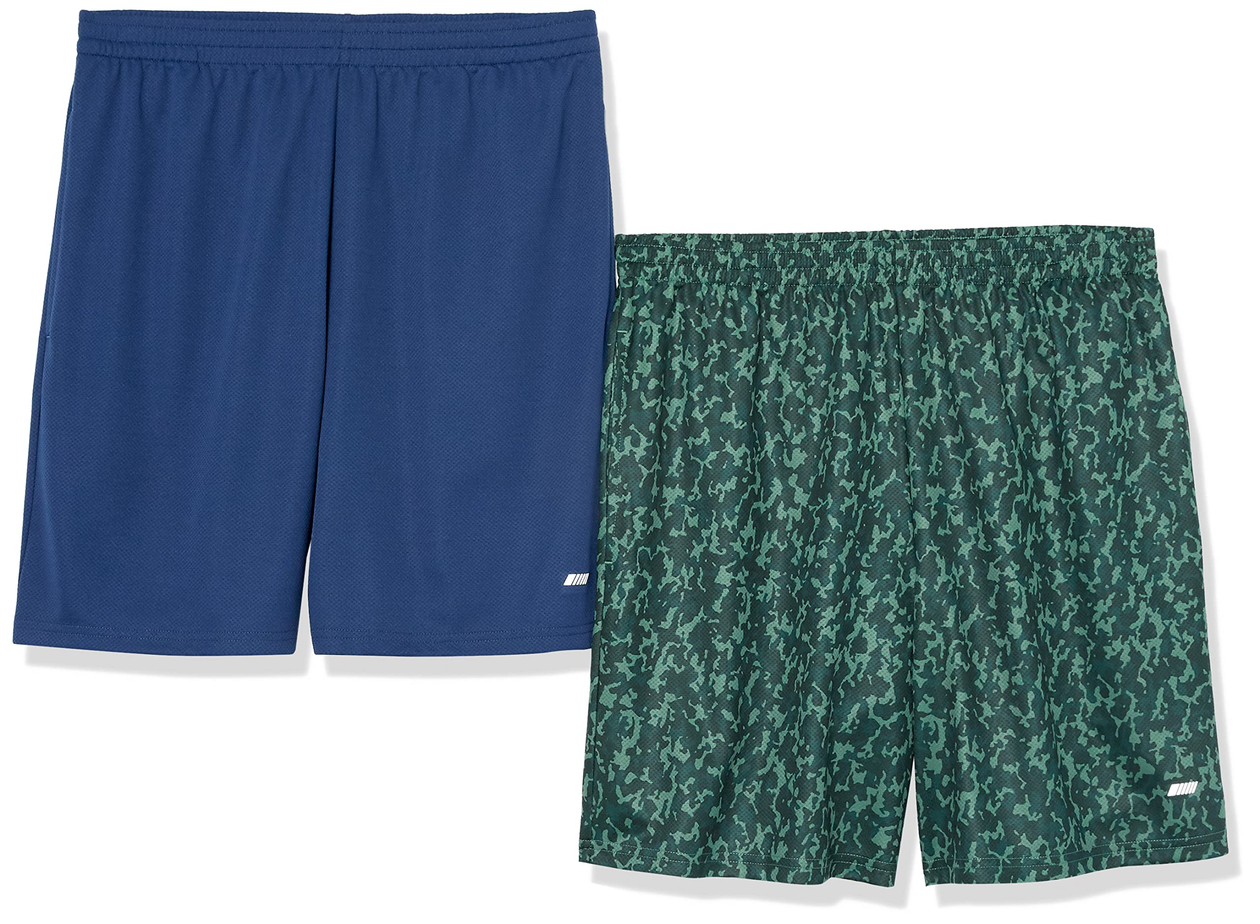 Amazon Essentials Men's Athletic Basketball Gym Shorts, Breathable Moisture Wick