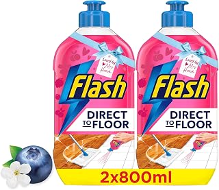 Flash Direct to Floor Cleaner Berry & Cherry Blossom 2x800ML