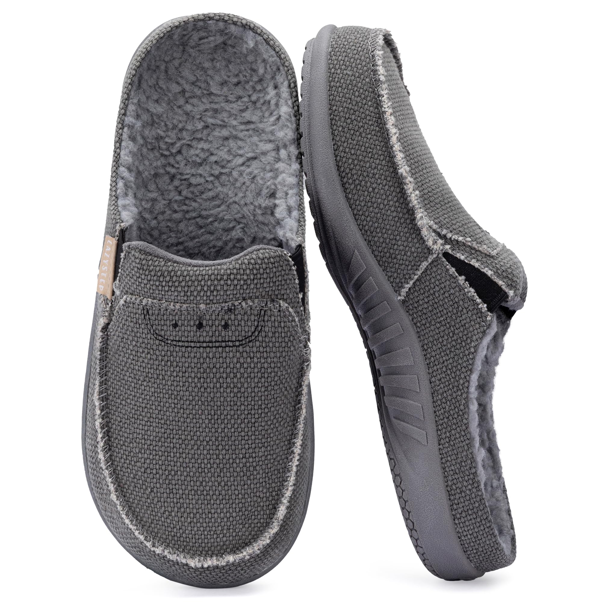 LazyStep Men's Slippers with Arch Support Trevor Orthopedic House Shoes