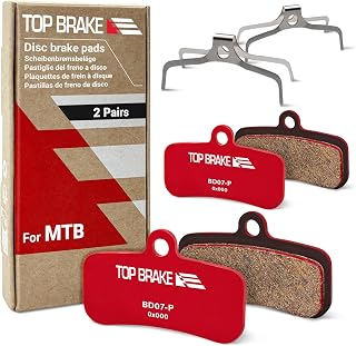 TOP BRAKE Disc Bike Brake Pads Compatible with SHIMANO 4 piston Saint BR M810 M820 Deore XT M8120 Tektro TRP | MTB eMTB Downhill Trail All mountain Enduro race Cycling | 2026 iF Design Award