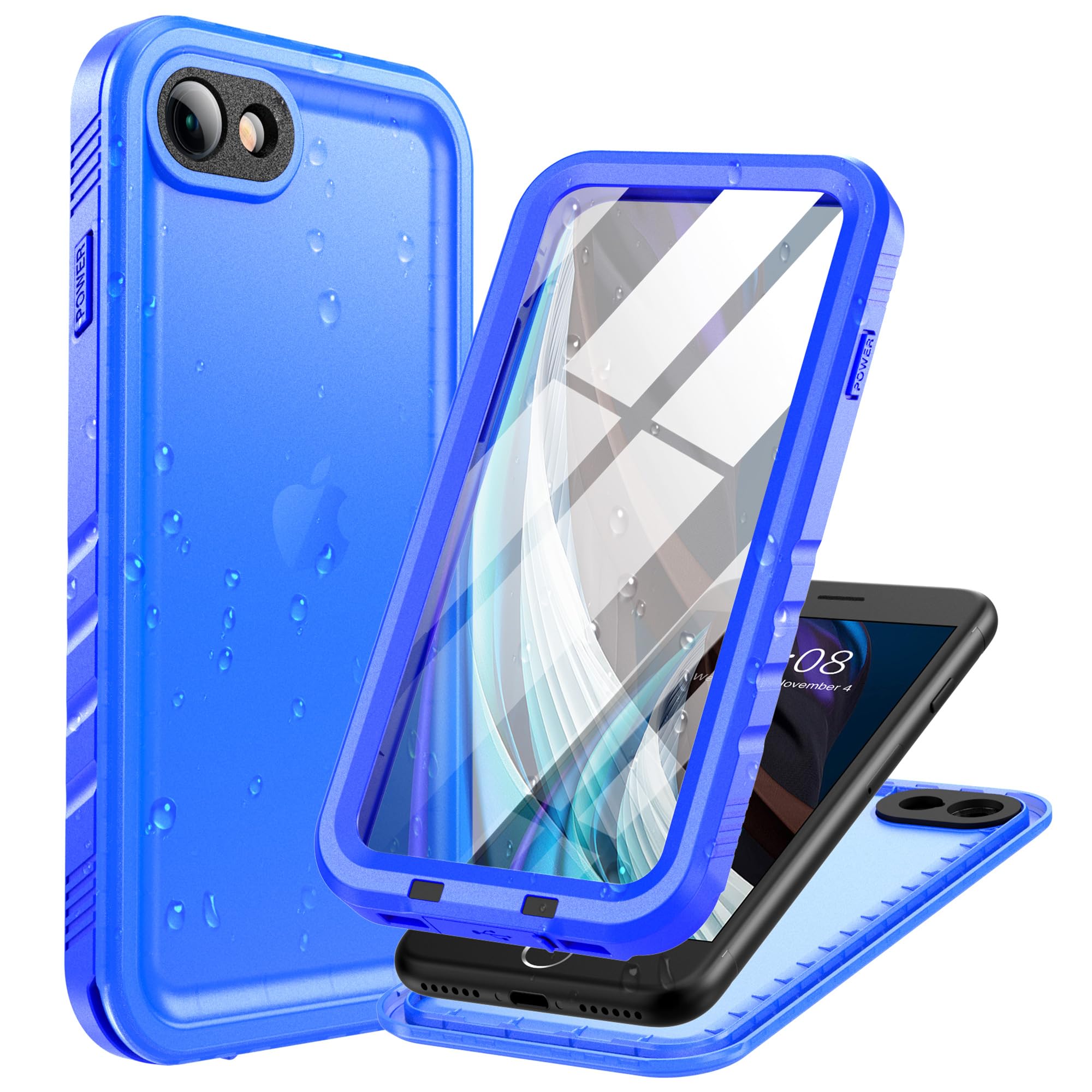 Cozycase TOP Military Protection Waterproof 360 Case for iPhone SE 2022