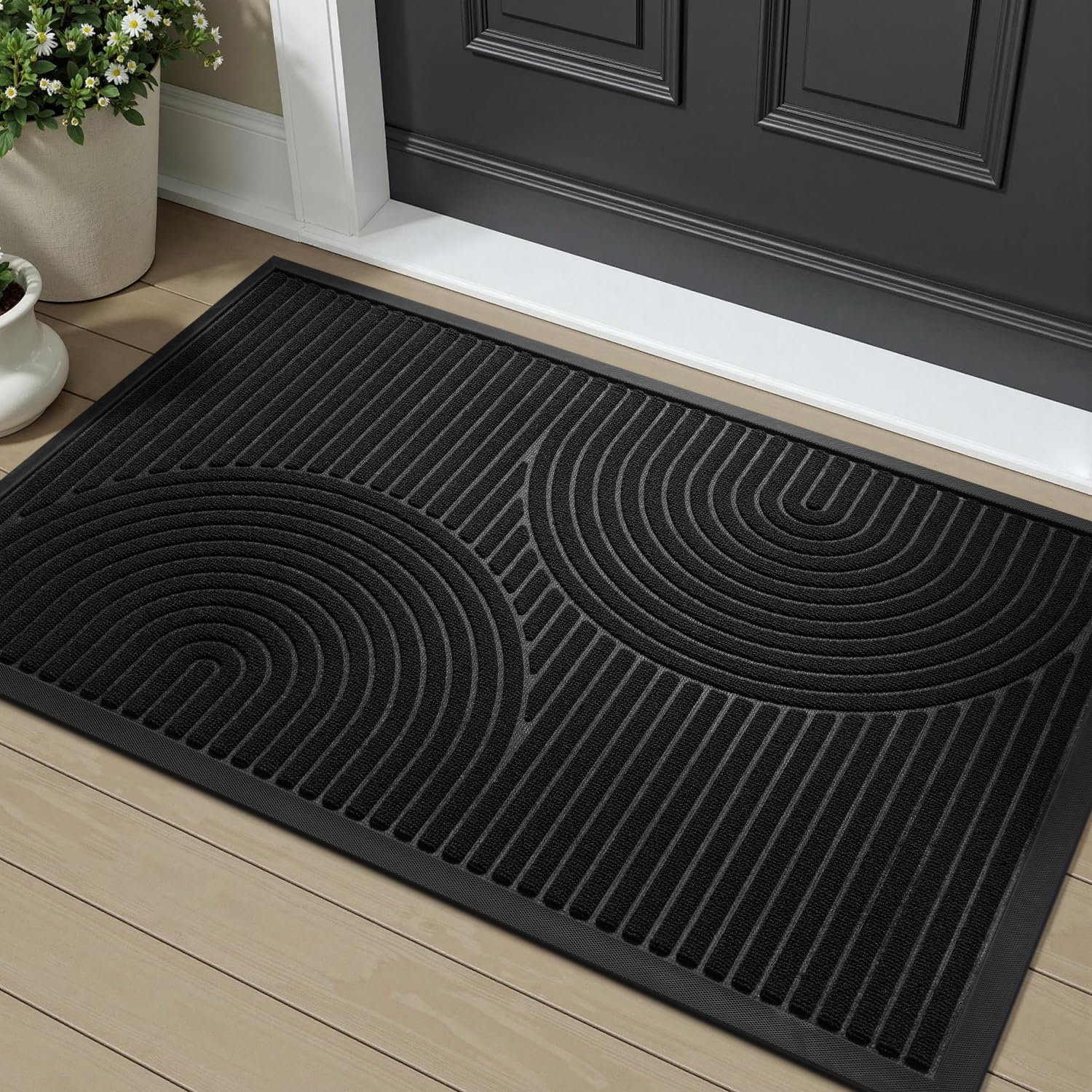 Front Door Mat Outdoor Mat Indoor Doormat for Entrance Mat Entryway Rug Heavy Du
