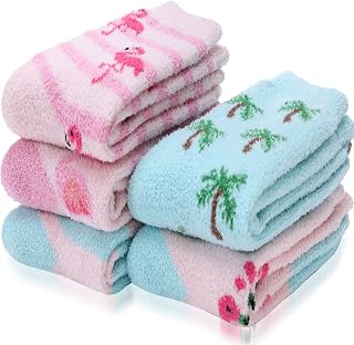 ANTSANG Fuzzy Socks for Women, Fluffy Warm Slipper Socks for Winter & Home