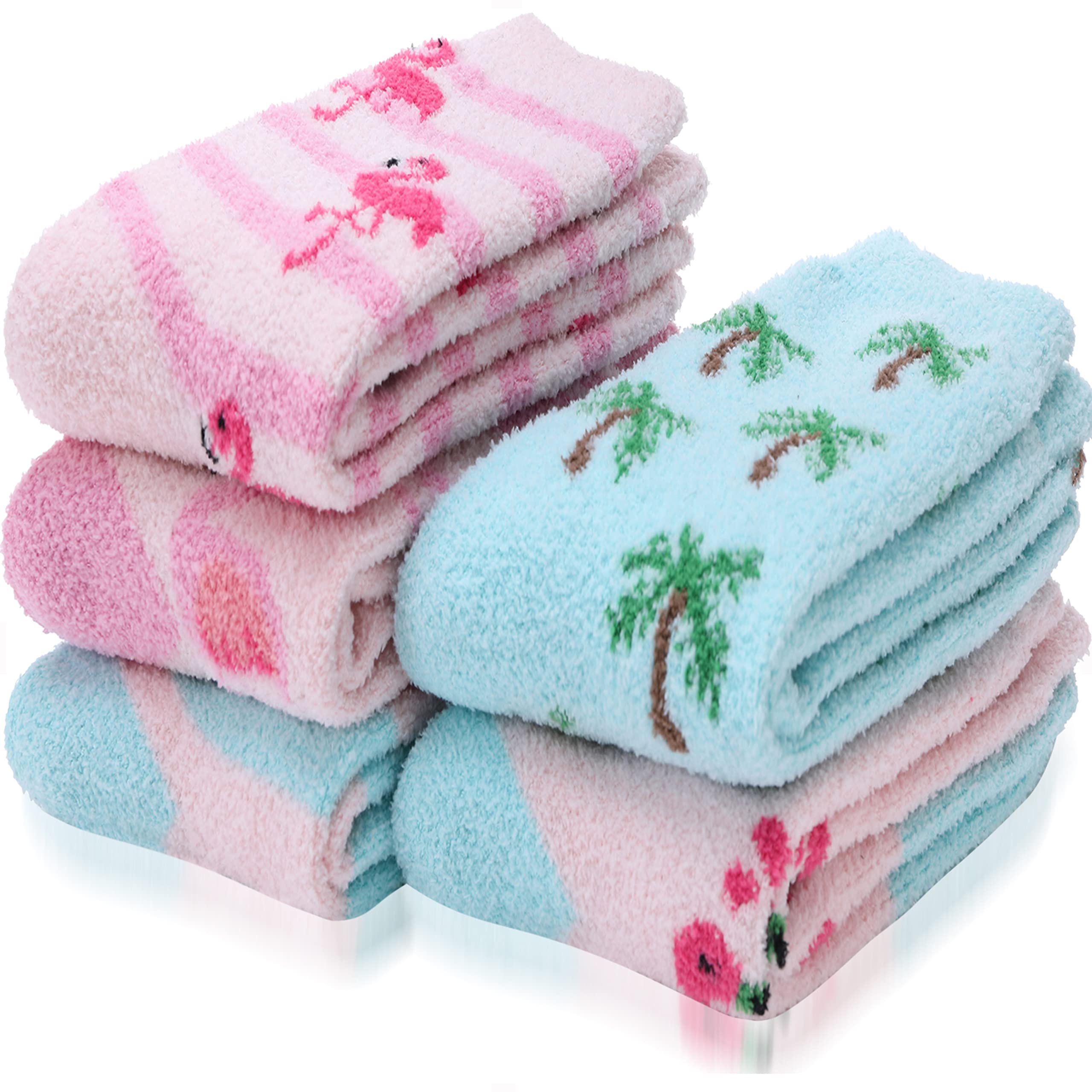 ANTSANG Fuzzy Socks for Women, Fluffy Warm Slipper Socks for Winter & Home