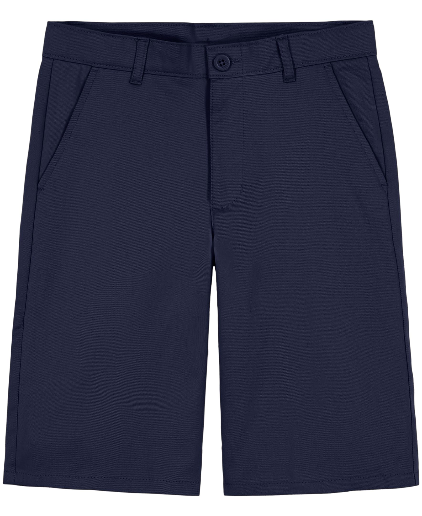 Nautica School Uniform Flat Front Stretch Twill Shorts - School Uniform Flat Fro