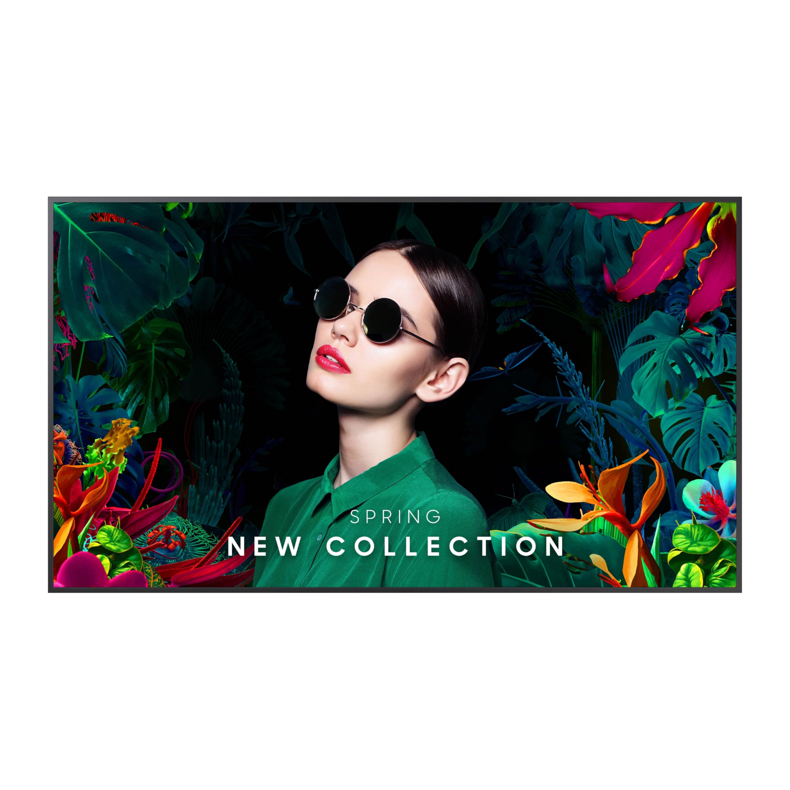 Samsung QMC LFD Display, QM65C, 65", 28.5 mm Depth, Dynamic Crystal Color, Quant