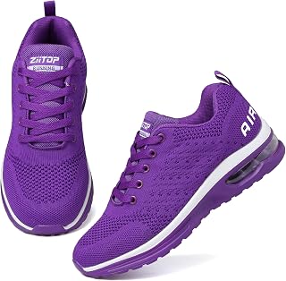 ziitop Running Shoes for Women Walking Shoes Athletic Air Cushion Tennis Shoes Ladies Non Slip Lightweight Fashion Sneakers Breathable Mesh Sport Shoes Girls Workout Casual Gym Jogging Shoes