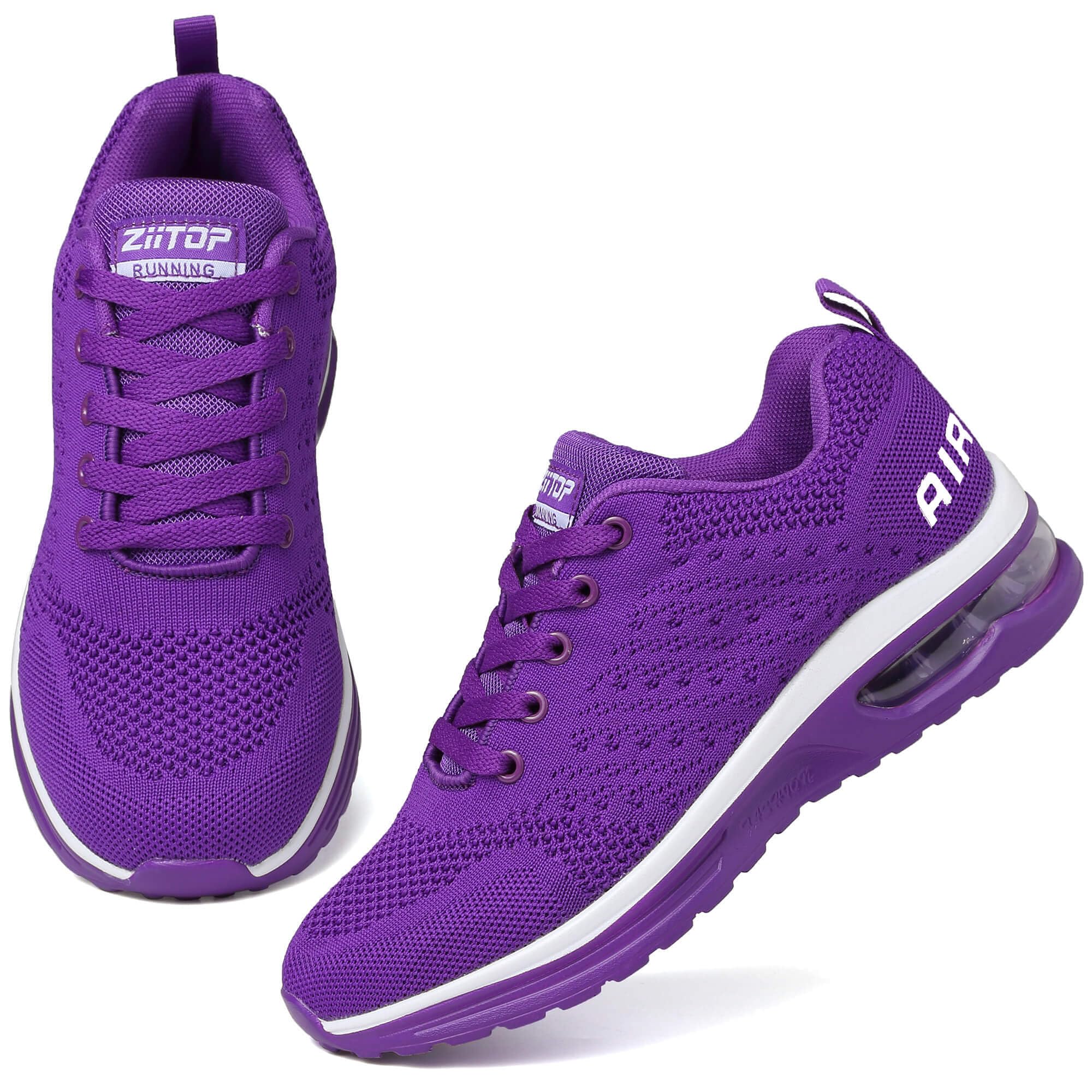ziitop Running Shoes for Women Walking Shoes Athletic Air Cushion Tennis Shoes L