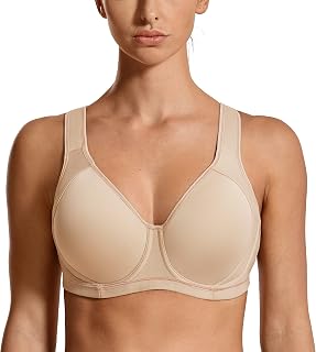 SYROKAN Women's Sports Bra with Underwire