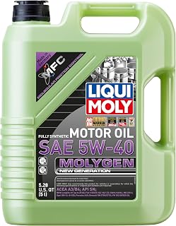 Liqui Moly 20232 Molygen New Generation 5W40 Motor Oil, 5 l, 1 Pack