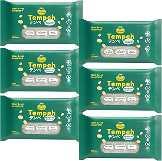 Jans Frozen Royal Tempeh, Wholesome Vegetarian Protein, 7.0 OZ, Pack Of 6 | Made From Fermented Soy & Vegan Plant Based Soybeans, Elevate Your Meals With Authentic Indonesian Flavor, Nutty & Savory