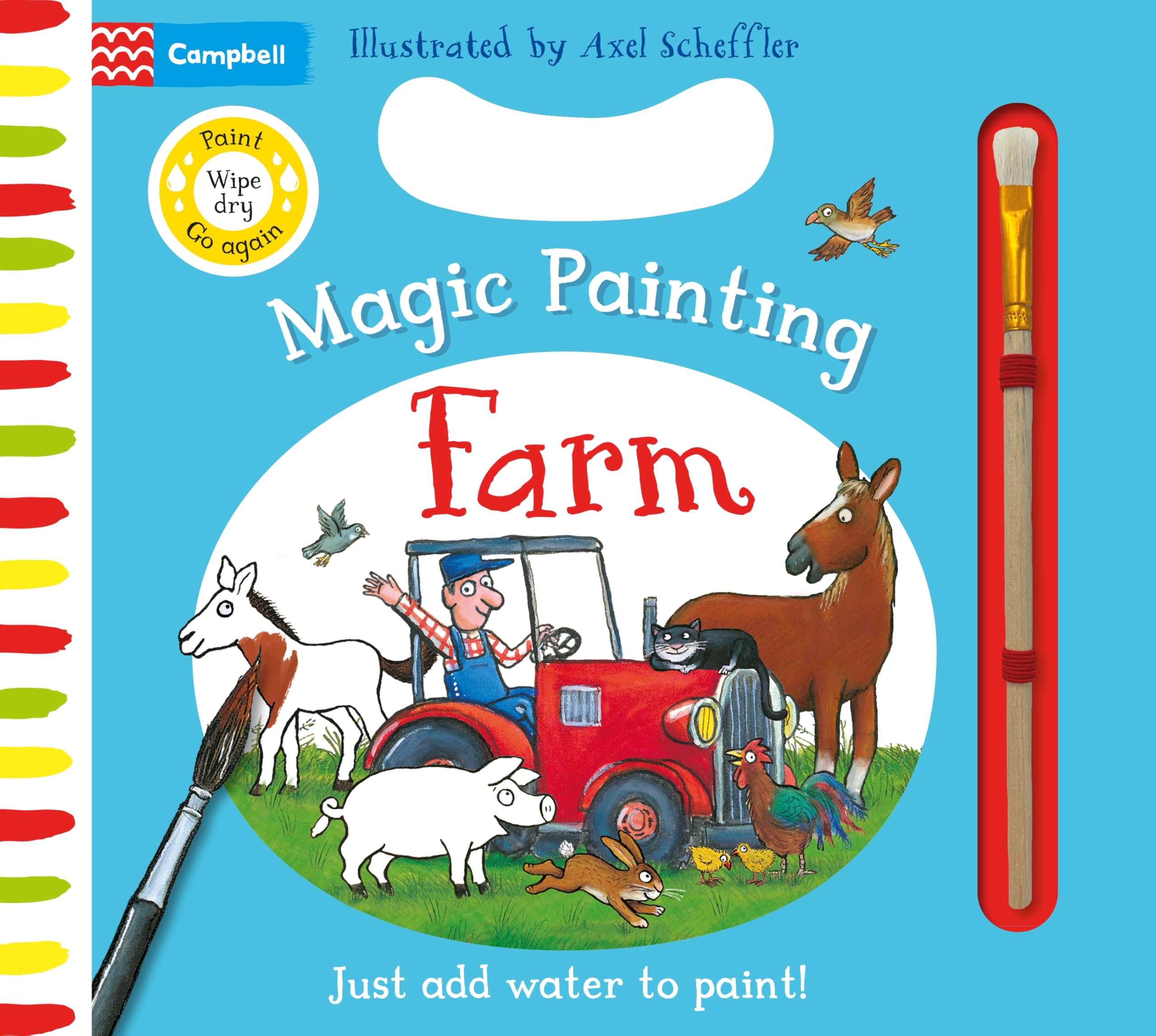 Farm Magic Painting: Just add water for mess-free fun! (Campbell Magic Painting,