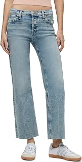 Hudson Rosie Girls' High Rise Wide Leg Ankle Jeans