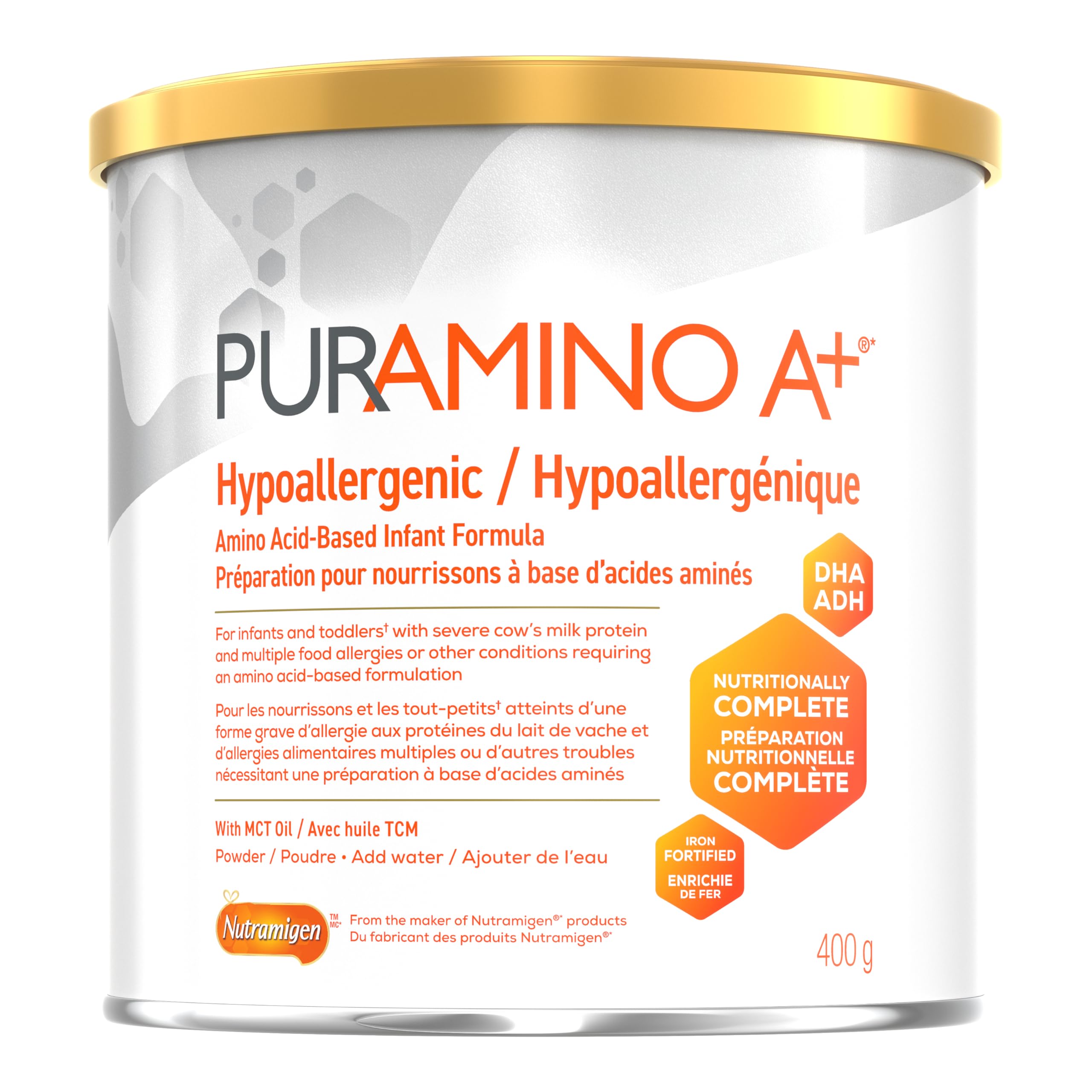 Puramino A+ Hypoallergenic Infant Formula, Powder, 400g