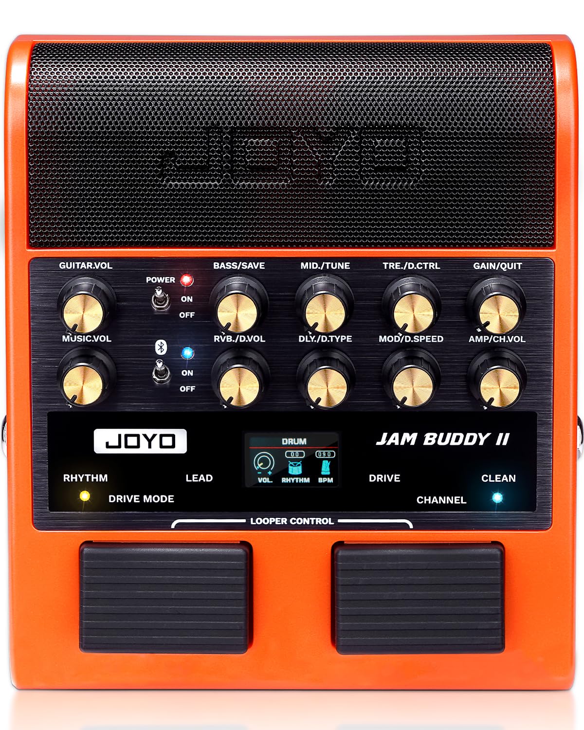 JOYO 10W Portable Guitar Practice Amp & Multi-Effects Pedal Combo Amplifier with