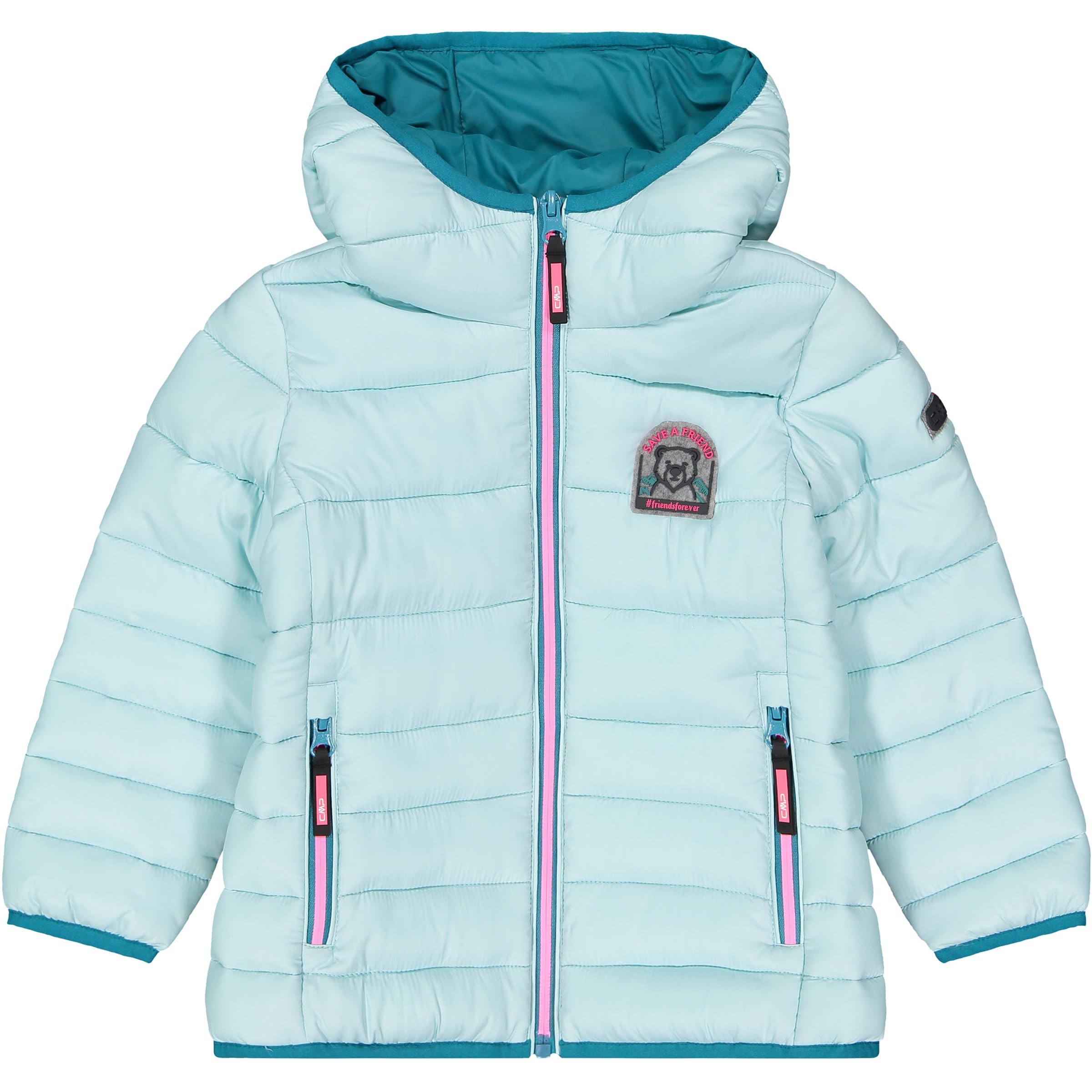 CMP Unisex Kids Giacca Da Bambina in Nylon Con Cappuccio Fisso Girl's nylon jack