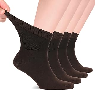 Hugh Ugoli Diabetic Ankle Socks for Men, Thin, Bamboo Extra-Wide, 4 Pairs